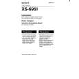 SONY XS-6951 Manual de Usuario