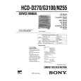 SONY HCDG3100 Manual de Servicio