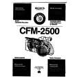 SONY CFM-2500 Manual de Usuario