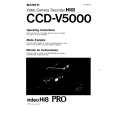 SONY CCD-V5000 Manual de Usuario