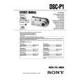SONY DSC-P1 Manual de Usuario