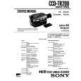 SONY CCDTR200 Manual de Servicio