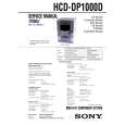 SONY HCD-DP1000D Manual de Servicio
