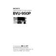 SONY BVU950P VOLUME 1 Manual de Servicio