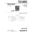 SONY TCS60DV Manual de Servicio