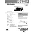 SONY PSLX35P Manual de Servicio