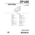 SONY SPPA400 Manual de Servicio