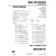 SONY MHCNX1 Manual de Servicio