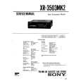 SONY XR3503MK2 Manual de Servicio
