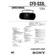 SONY CFDS33L Manual de Servicio
