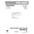 SONY CPM200PK Catálogo de piezas
