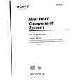 SONY DHC-MDX10 Manual de Usuario