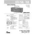 SONY CFD750L Manual de Servicio