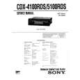 SONY CDX4100RDS Manual de Servicio