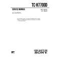 SONY TC-H7700D Manual de Servicio