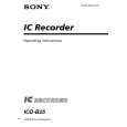 SONY ICD-B25 Manual de Usuario