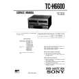 SONY TC-H6600 Manual de Servicio