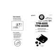 SONY TPM-8000B Manual de Usuario