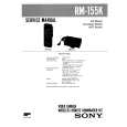 SONY RM155K Manual de Servicio