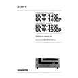 SONY UVW1200 VOLUME 1 Manual de Servicio