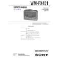 SONY WMFX451 Manual de Servicio