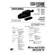 SONY CCDFX500E Manual de Servicio
