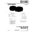 SONY XSE461 Manual de Servicio