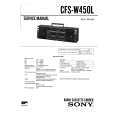 SONY CFSW450L Manual de Servicio