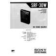 SONY SRF30W Manual de Servicio