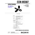 SONY ECMMS907 Manual de Servicio