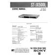 SONY STJX500L Manual de Servicio