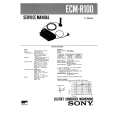 SONY ECMR100 Manual de Servicio