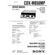 SONY CDXM850MP Manual de Servicio