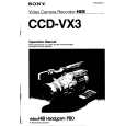 SONY CCD-VX3 Manual de Usuario