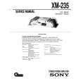 SONY XM-235 Manual de Servicio