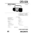 SONY CFD-S39 Manual de Usuario