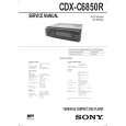 SONY CDXC6850R Manual de Servicio