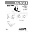 SONY MDRV1EX Manual de Servicio