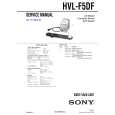 SONY HVLF5DF Manual de Servicio