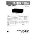 SONY TAF220 Manual de Servicio