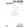 SONY SRFDR2000 Manual de Servicio