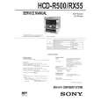 SONY HCDR500 Manual de Servicio