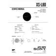 SONY XSL80 Manual de Servicio