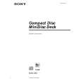 SONY MXDD5C Manual de Usuario