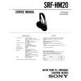 SONY SRFHM20 Manual de Servicio