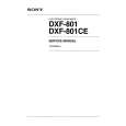 SONY DXF-801 Manual de Servicio