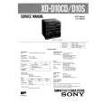 SONY XOD10CD Manual de Servicio