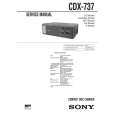 SONY CDX737 Manual de Servicio