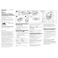 SONY WM-FX481 Manual de Usuario