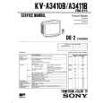 SONY KVA3410B Manual de Servicio
